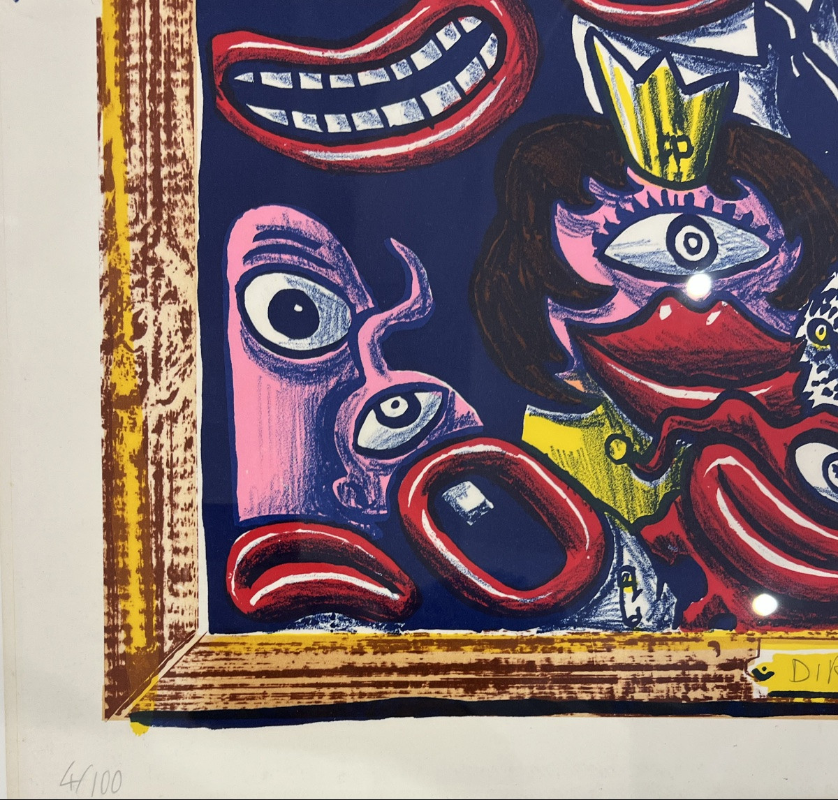 Hervé DI ROSA - Le peuple René - Lithographie - Bordas imprimeur - 1985-photo-3
