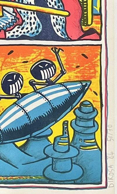 Hervé DI ROSA - Histoirosa 84 - Lithographie - 1984-photo-3