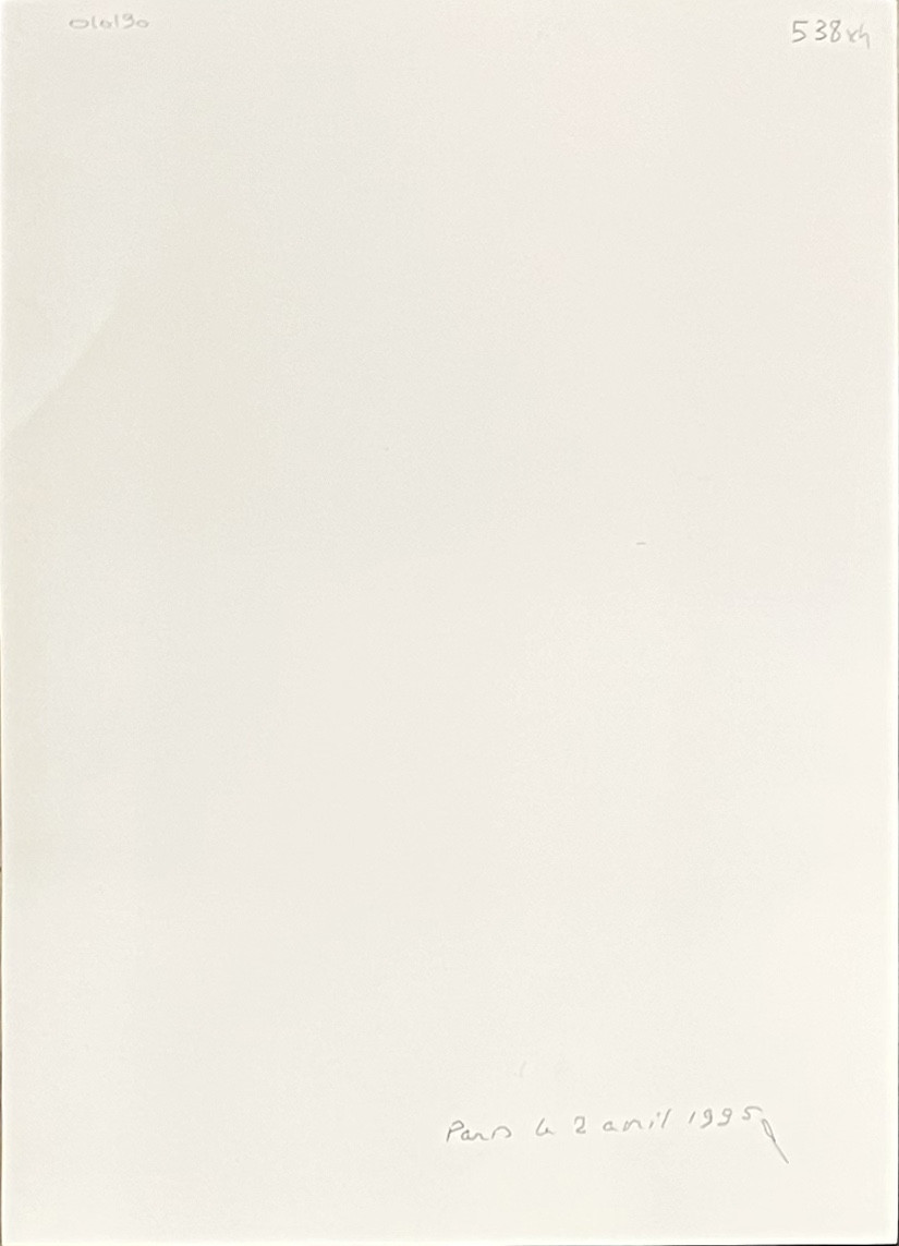 Denise Colomb - Autoportrait au masque - Épreuve argentique - 1995-photo-2