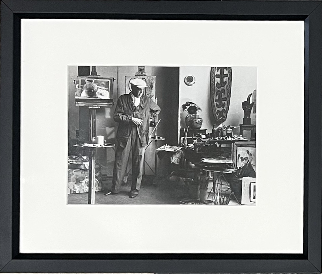 Edith Michaelis - Georges Braque dans son atelier - Épreuve argentique - 1961
