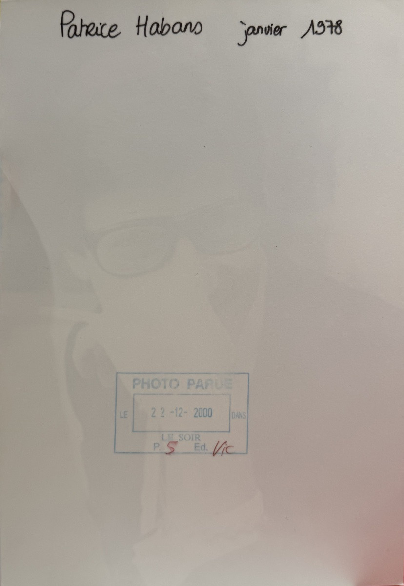 Patrice Habans - Yves Saint Laurent With A Cigarette - Later Silver Gelatin Print - 1978-photo-3