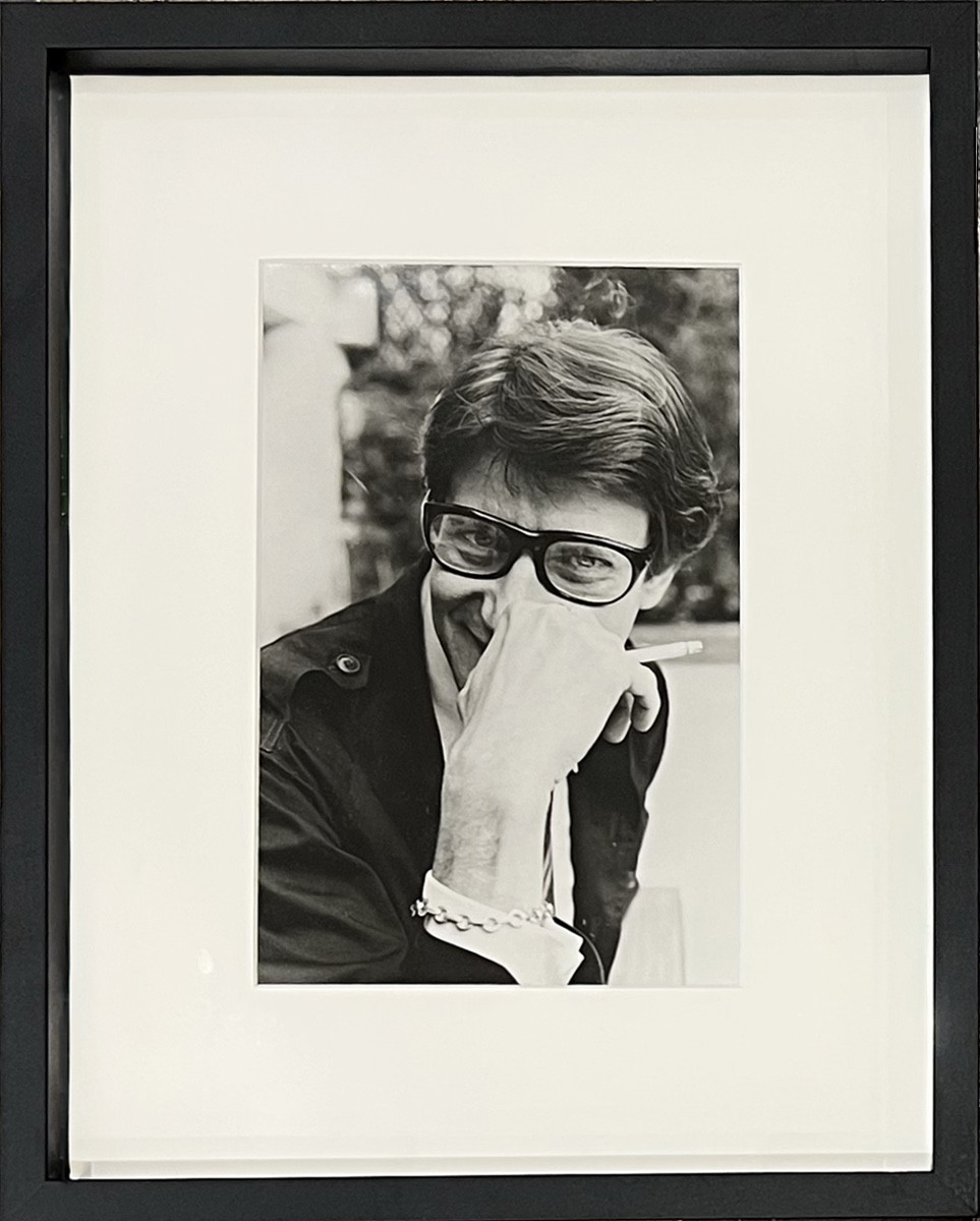 Patrice Habans - Yves Saint Laurent With A Cigarette - Later Silver Gelatin Print - 1978