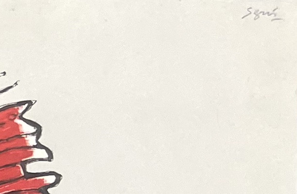 Antonio Segui - Superman - Aquagravure sur papier - Circa 2008-photo-2