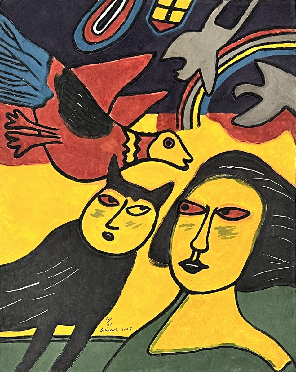 Corneille - Complicité - Aquagravure sur papier - 2008