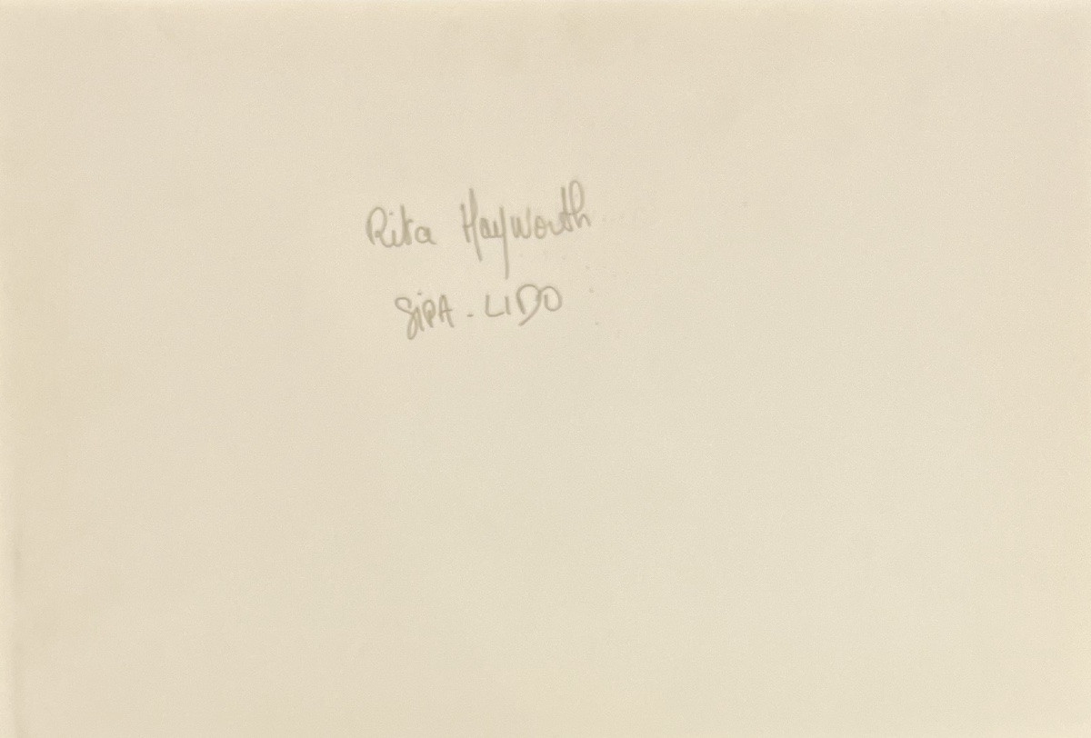 Serge Lido - Rita Hayworth - Épreuve argentique-photo-3