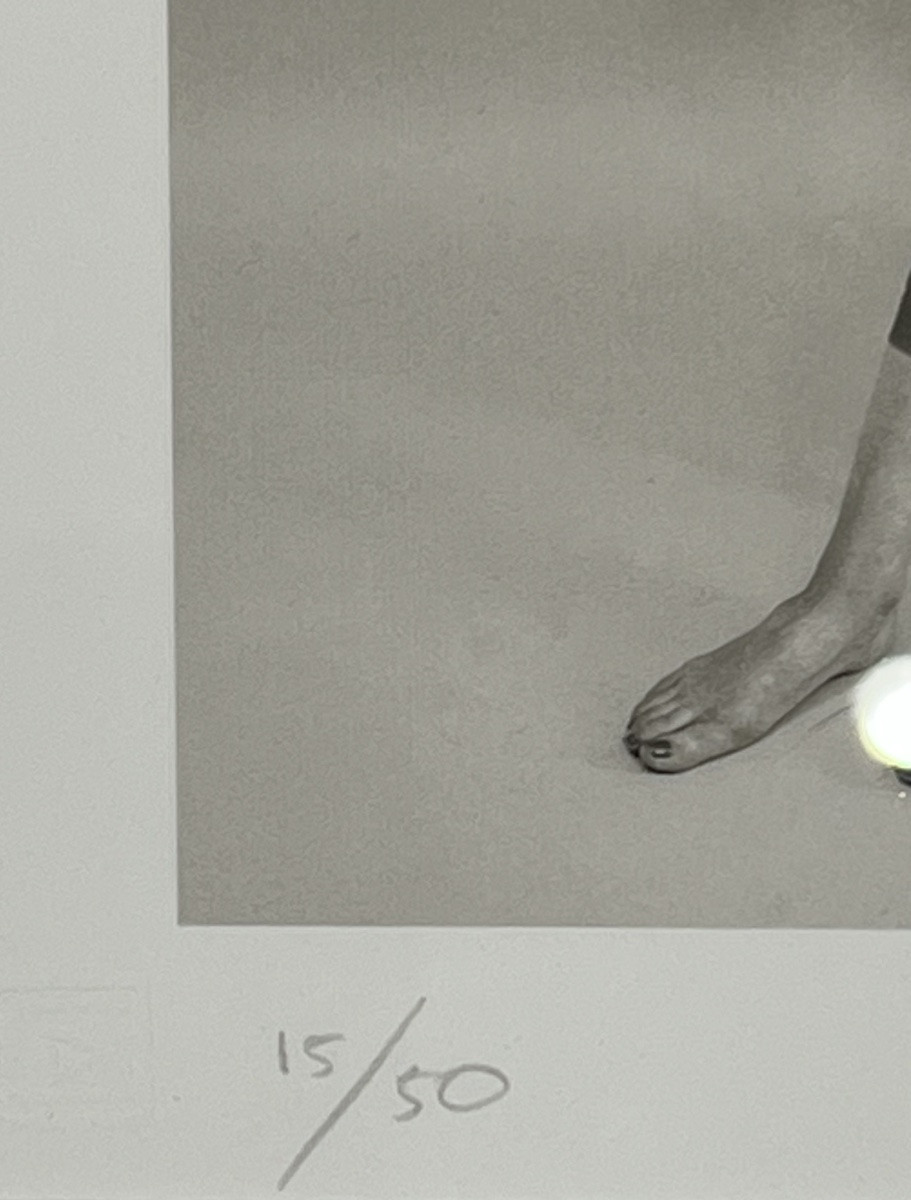 Milton H.Greene - Marilyn Monroe, Wicker chair sitting - Épreuve argentique - 1954-photo-3