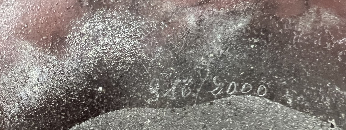 Salvador Dali - This Is Not A Plate - Glass Paste Plate - Circa 1970 - Daum -photo-3