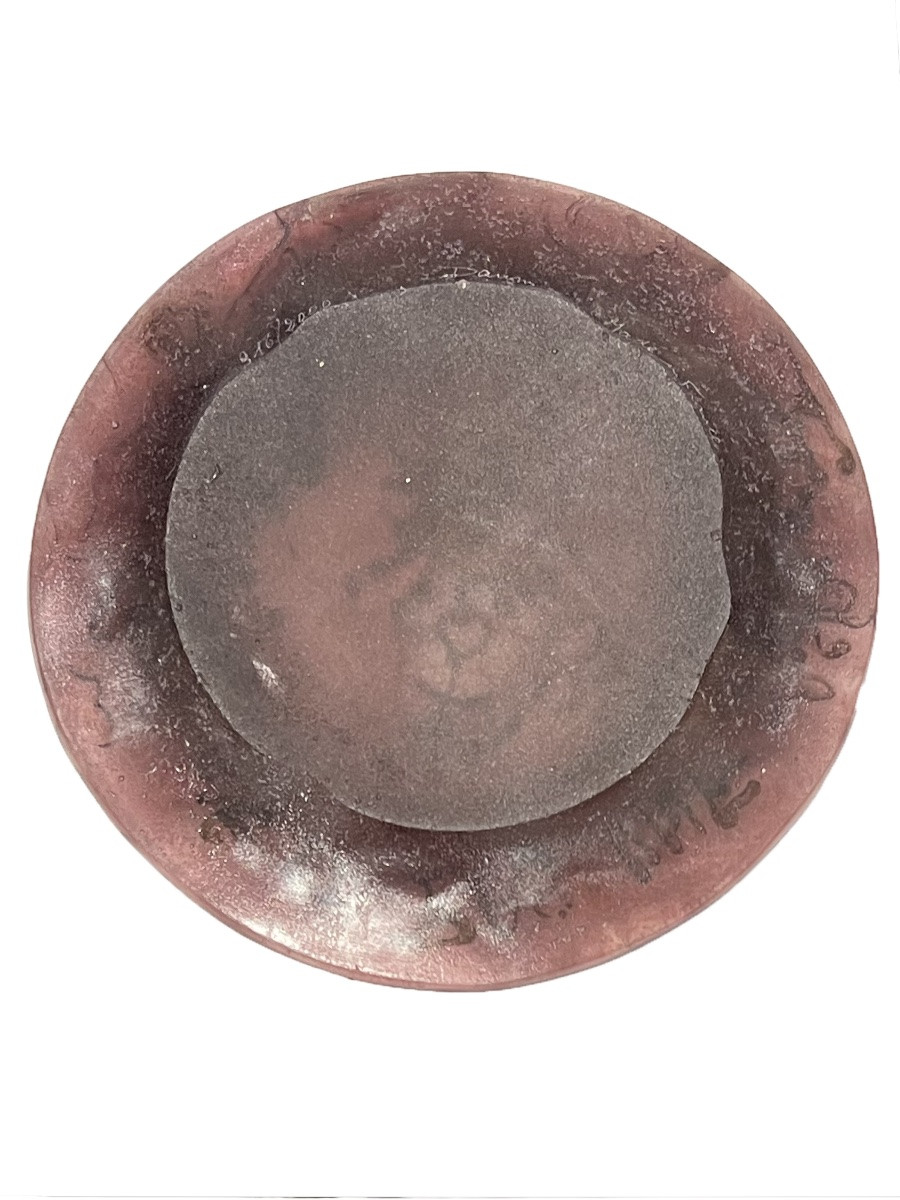 Salvador Dali - This Is Not A Plate - Glass Paste Plate - Circa 1970 - Daum -photo-2