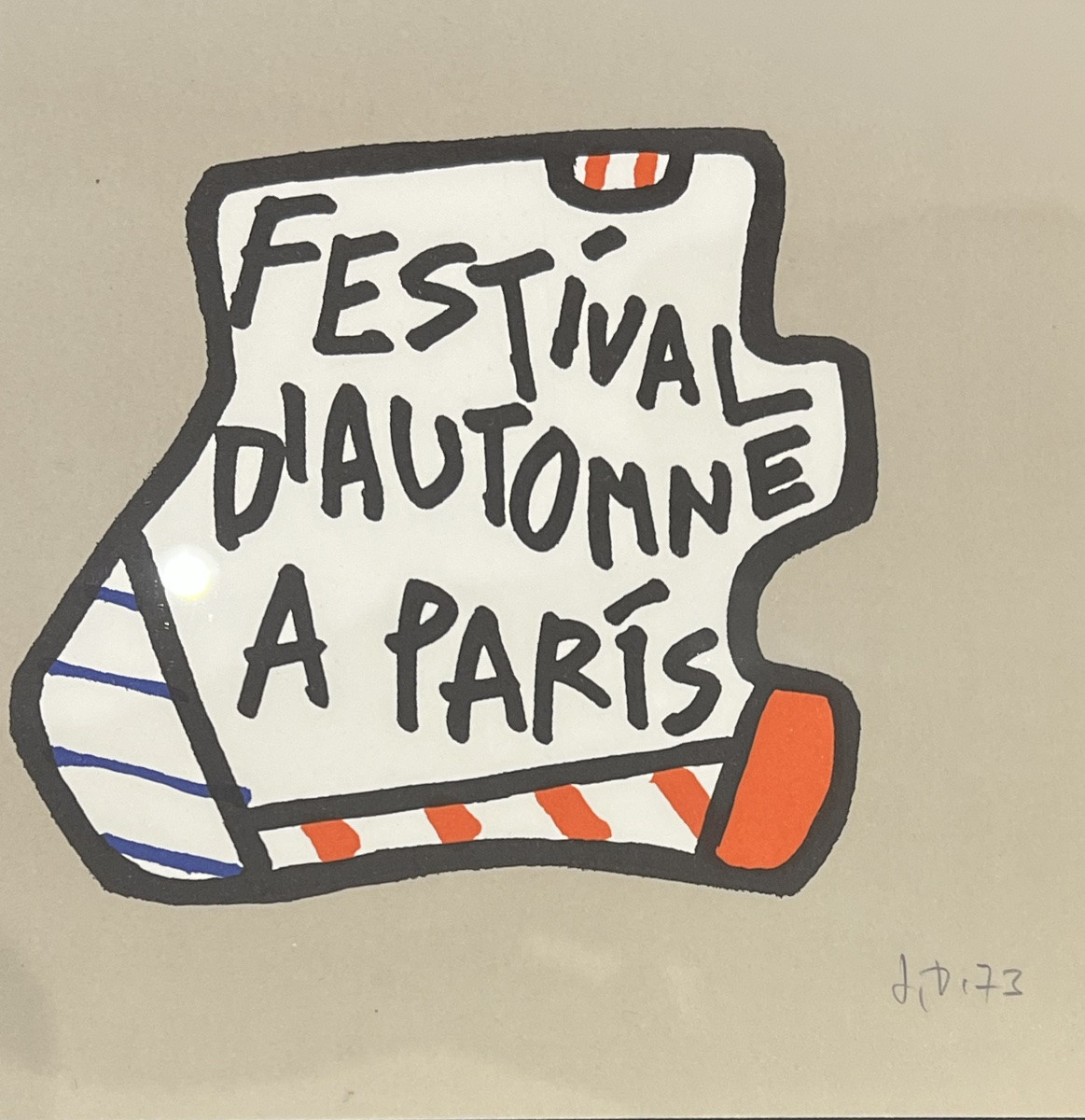 Jean Dubuffet - Rétrospective Jean Dubuffet au Grand Palais - Affiche lithographiée - 1973-photo-4