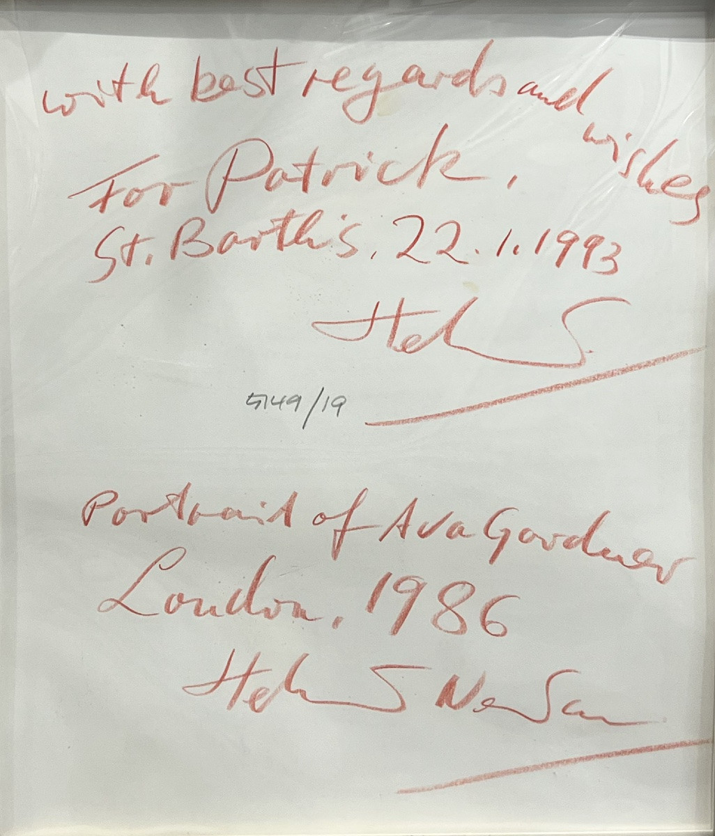 Helmut Newton - Portrait Of Ava Gardner - Silver Gelatin Print - London - 1986-photo-3