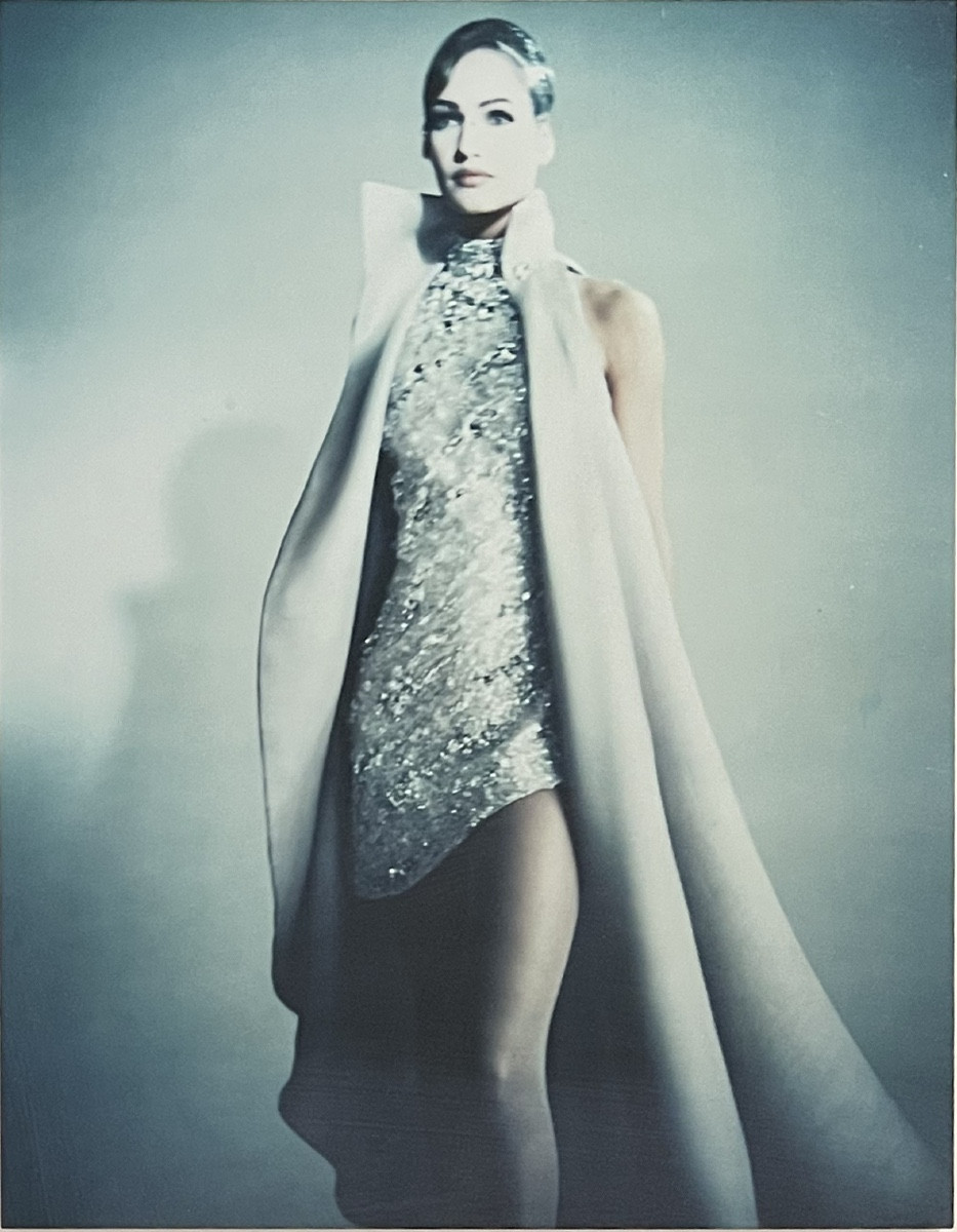 Paolo Roversi - Karen Mulder For Lanvin, Haute Couture, A/h - Silver Gelatin Print - 1991-photo-2