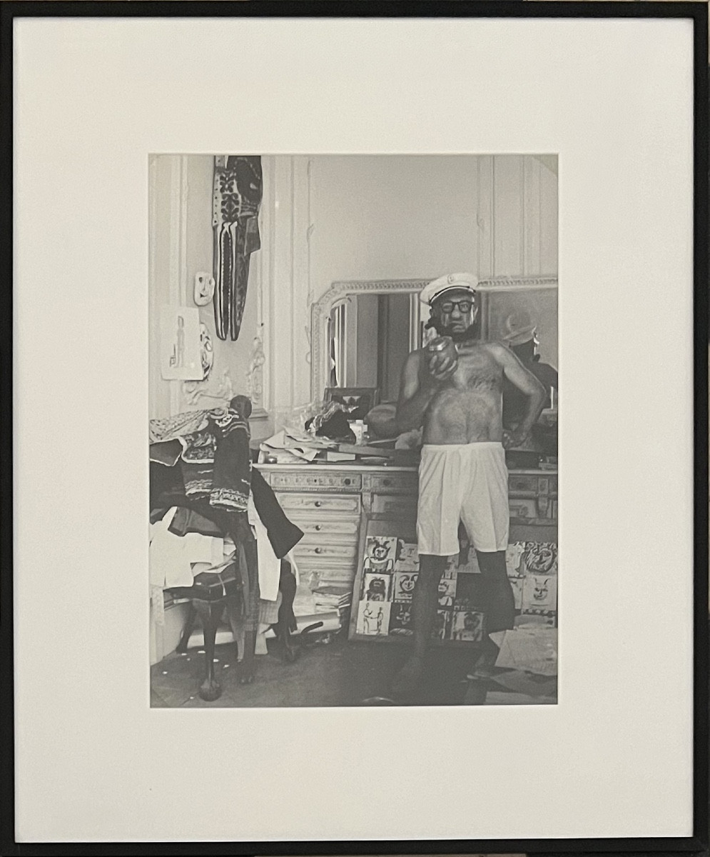 André Villers - Picasso As Popeye - Silver Gelatin Print 