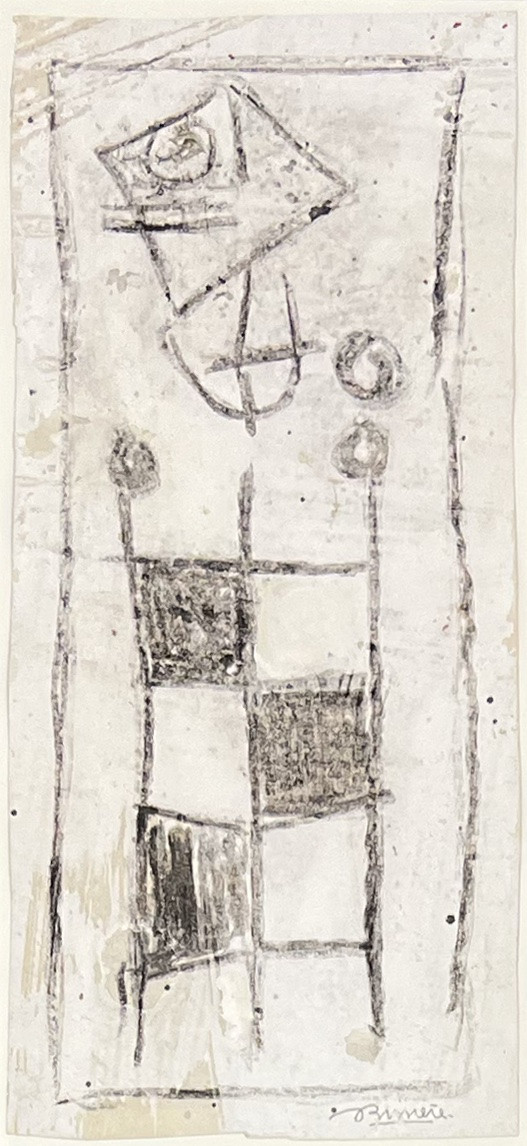 Roger Bissière - Untitled - Mixed Media - Pastel, Chalk, Oil-photo-2