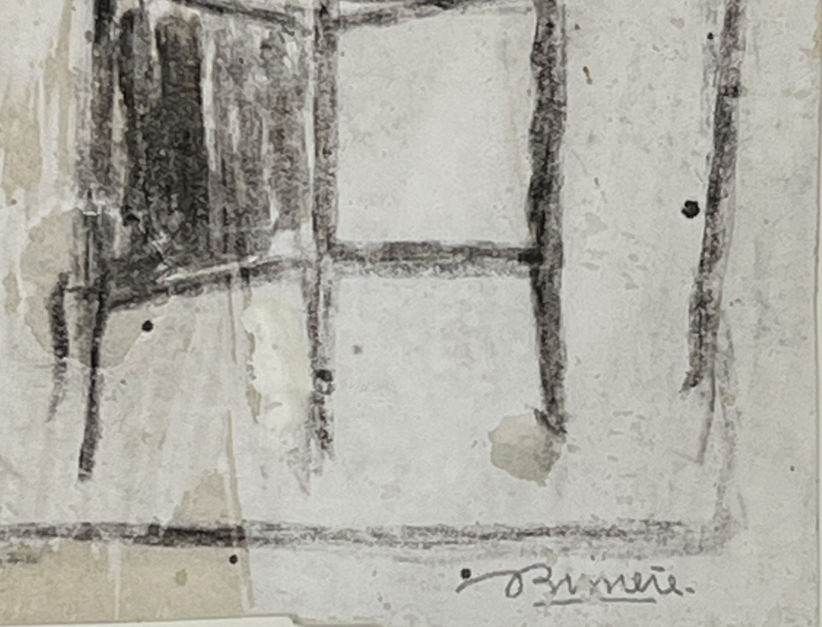 Roger Bissière - Untitled - Mixed Media - Pastel, Chalk, Oil-photo-3