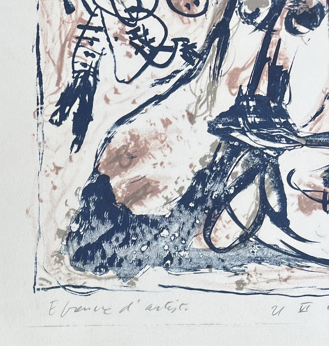 Pierre Alechinsky - The Tongue Pullers - Lithograph - 1961-photo-3