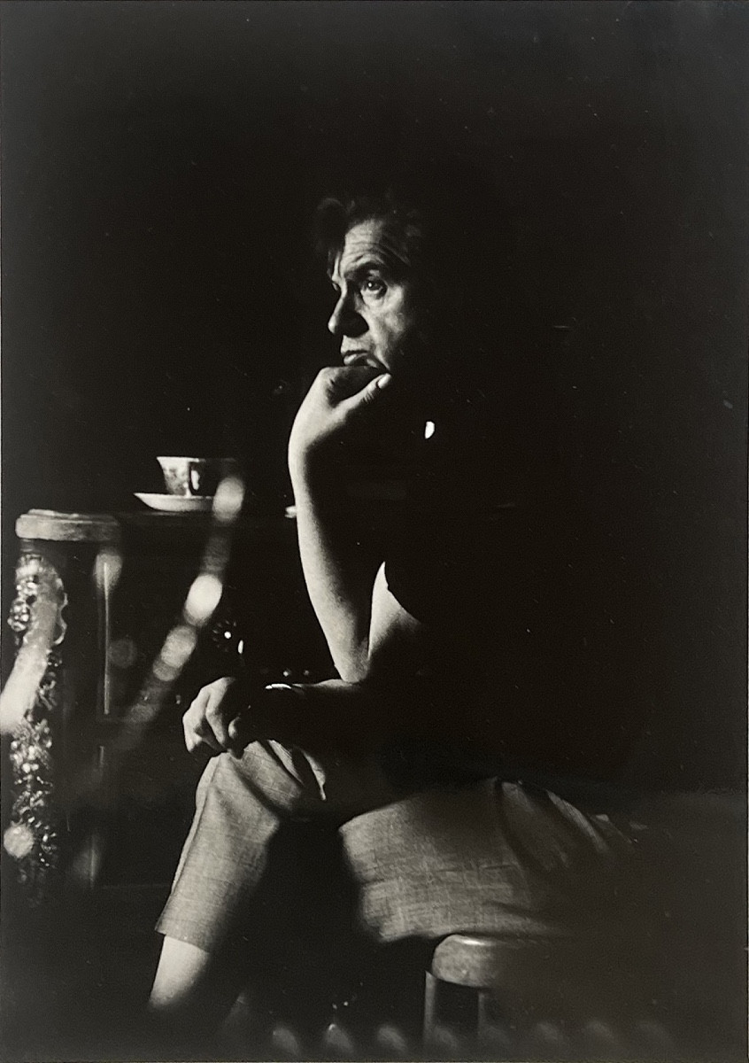 Peter Beard - Portrait de Francis Bacon, dans son atelier, Londres - Épreuve argentique - 1972-photo-2