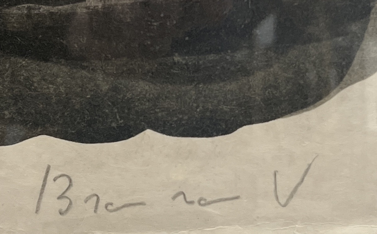 Bram Van Velde - Untitled - Lithograph On Japanese Paper - 1976-photo-4