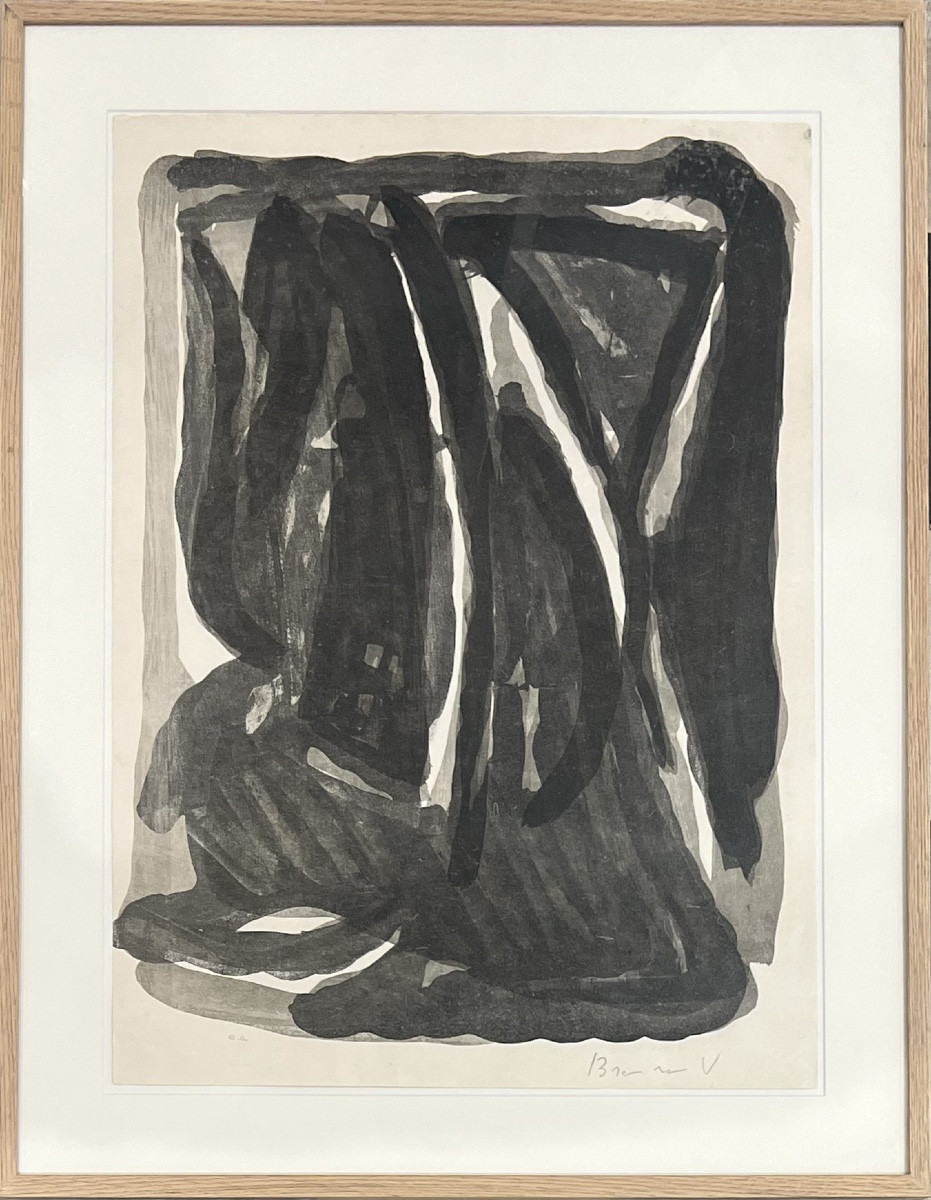 Bram Van Velde - Untitled - Lithograph On Japanese Paper - 1976