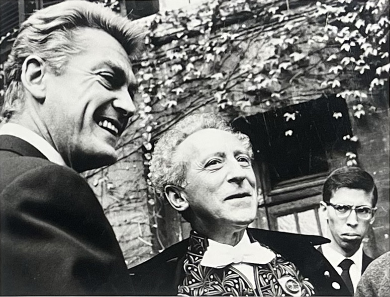 Dominique Berretty - Jean Cocteau & Jean Marais - Silver Print - 1955