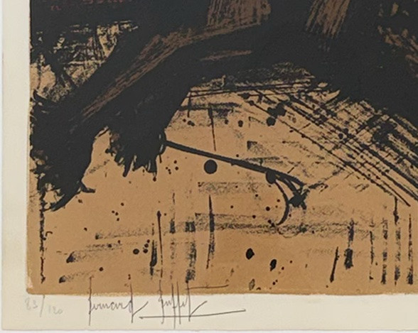 Bernard Buffet - The Lion Tamer - Lithograph - 1968-photo-3
