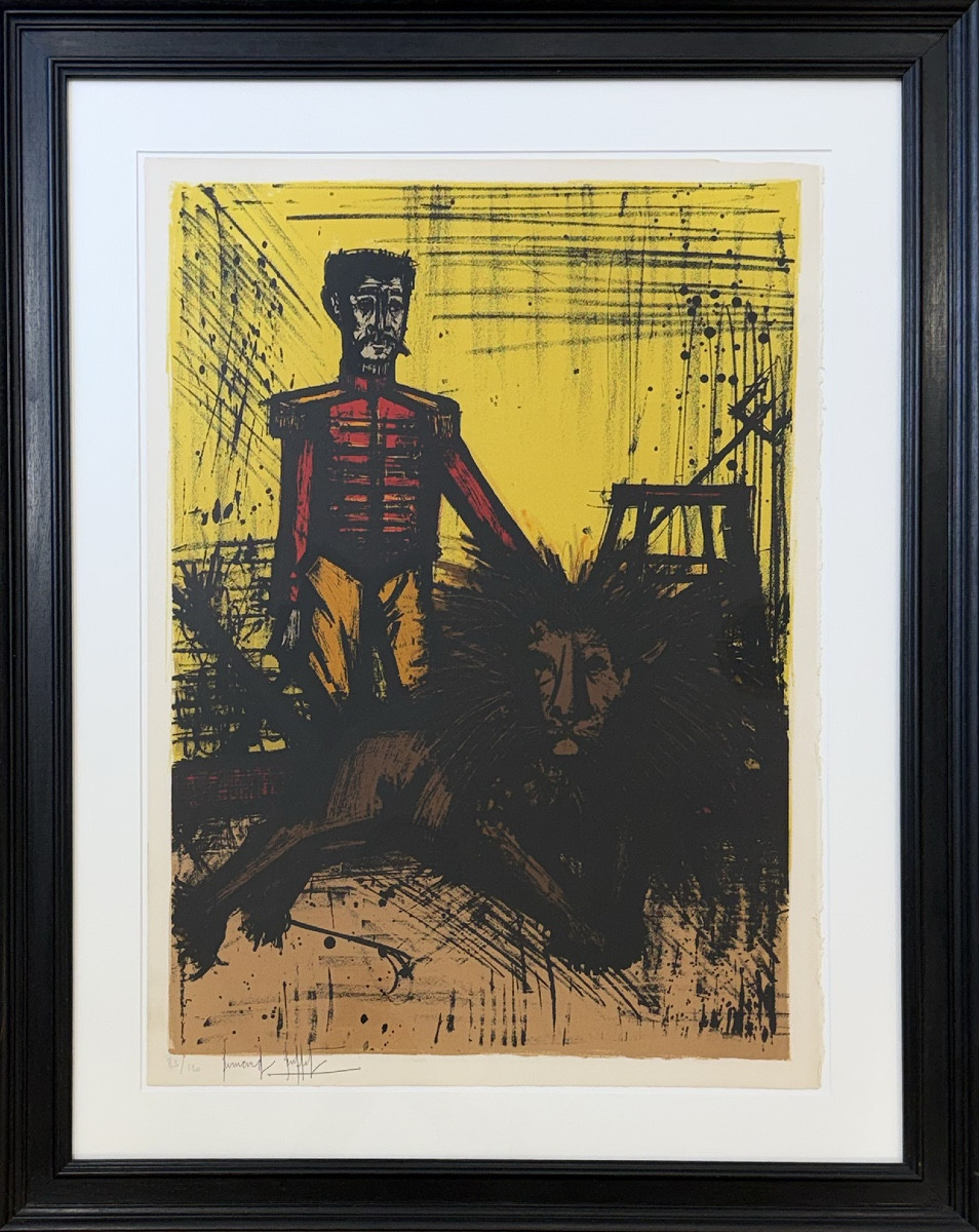 Bernard Buffet - The Lion Tamer - Lithograph - 1968