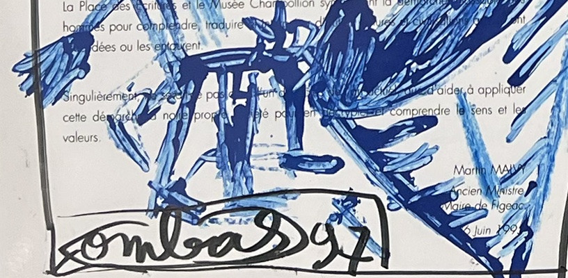 Robert Combas - Personnage - Acrylique -photo-3