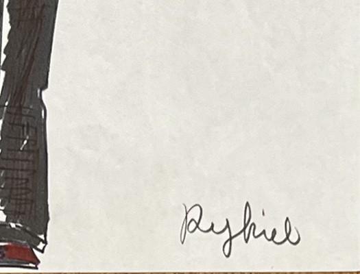 Sonia Rykiel - Fashion Design - Felt Pen And Graphite-photo-2