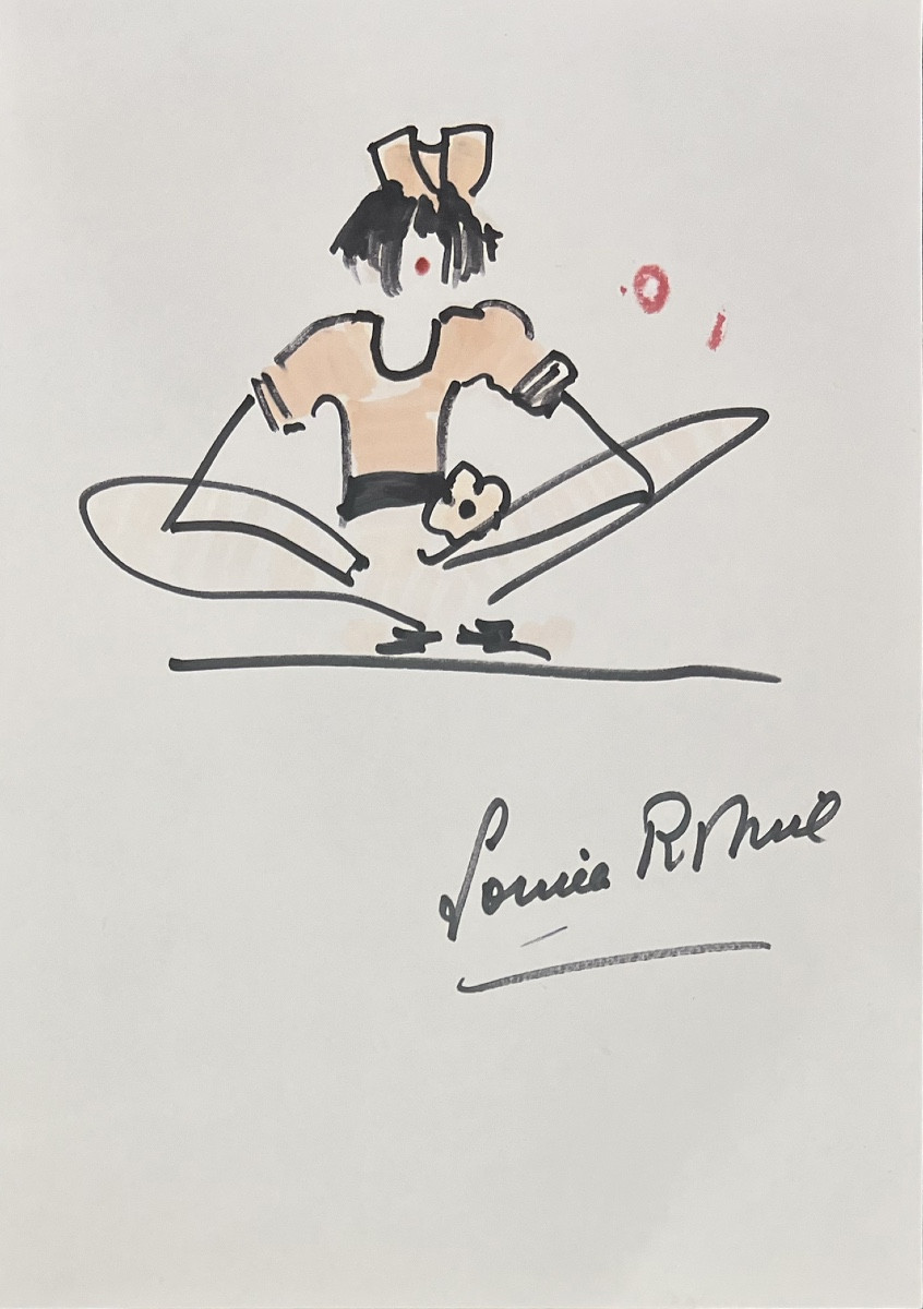 Sonia Rykiel - Fashion Design - Felt Pen