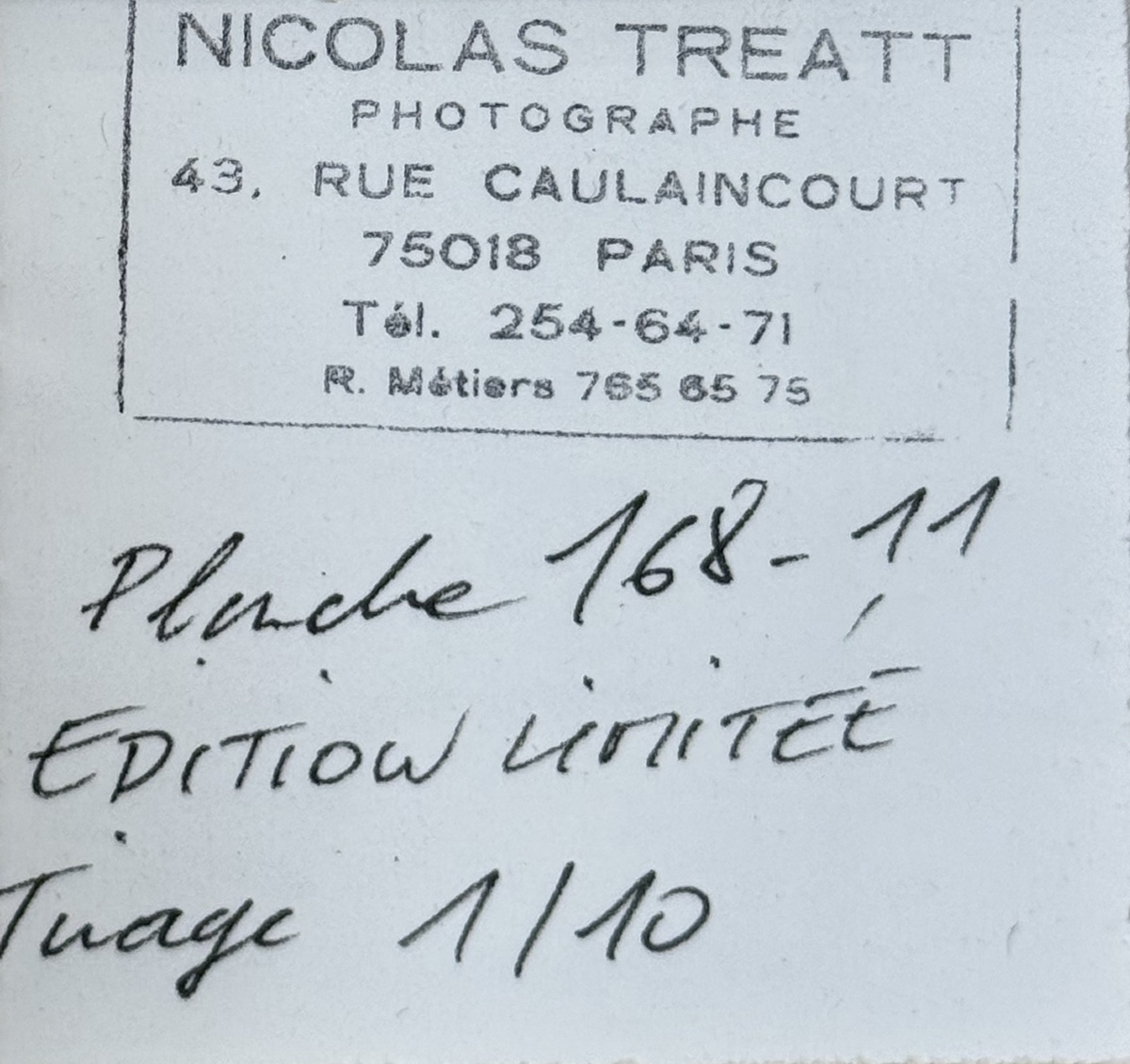 Nicolas Treatt - Serge Gainsbourg Smoking A Cigarette, Avenue Bugeaud - Exclusive Photo - 1963-photo-3