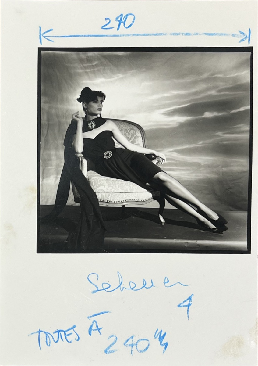Horst P. Horst - Linda Evangelista For Vogue Paris - Silver Print - September 1985-photo-2