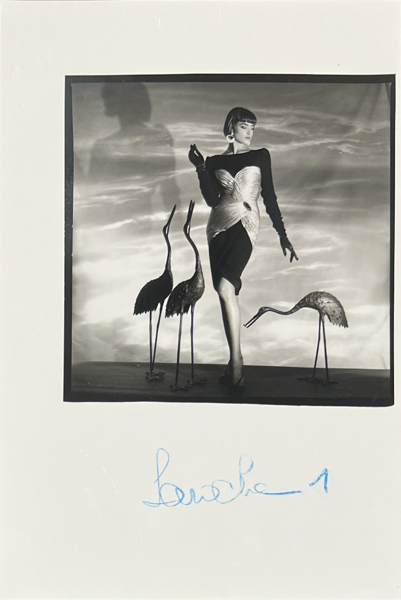 Horst P. Horst - Linda Evangelista For Vogue Paris - Silver Print - September 1985-photo-2