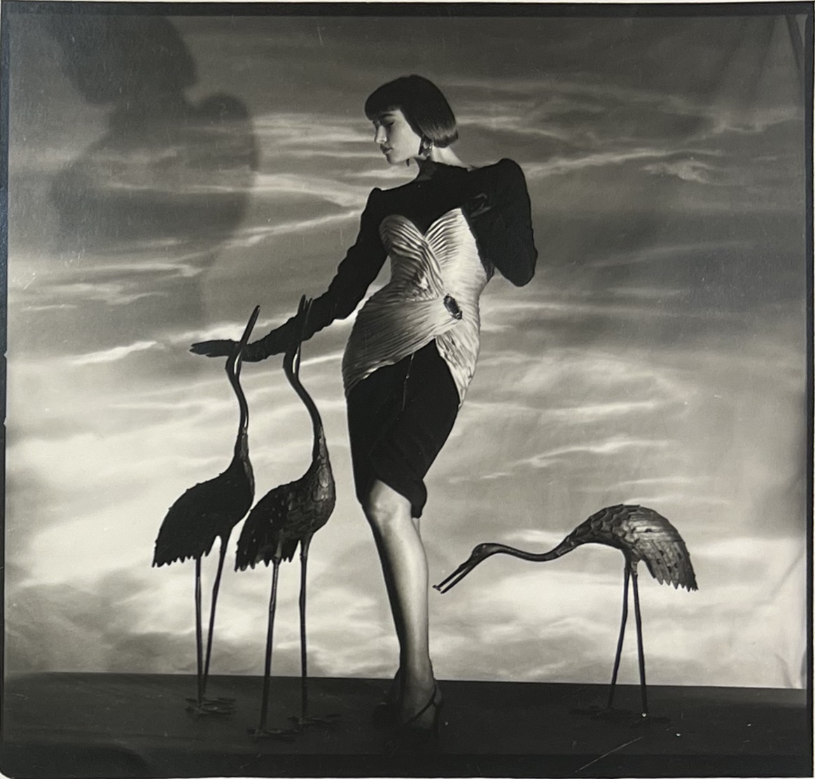 Horst P. Horst - Linda Evangelista For Vogue Paris - Silver Print - September 1985