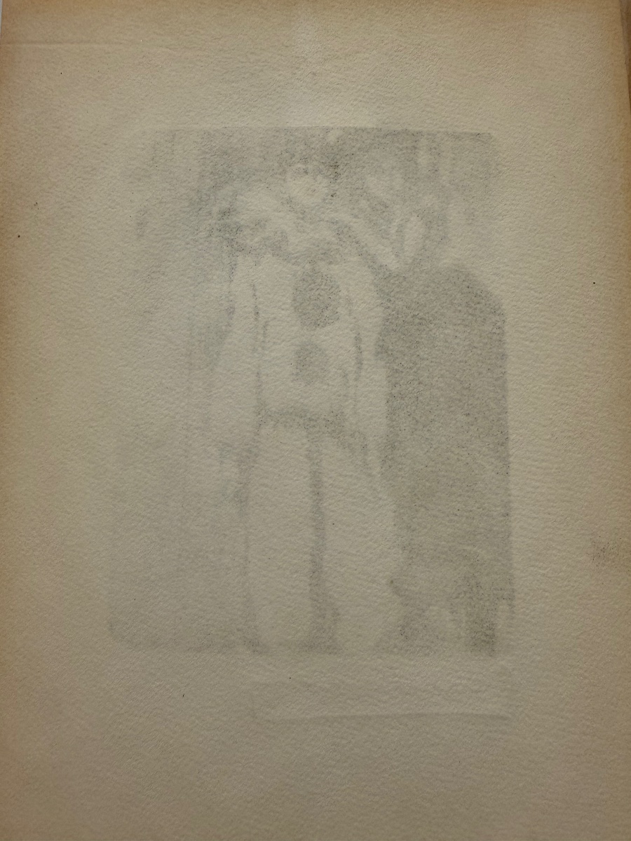 Pierre COMBET-DESCOMBES - Pierrot - Monotype - circa 1924 -photo-3