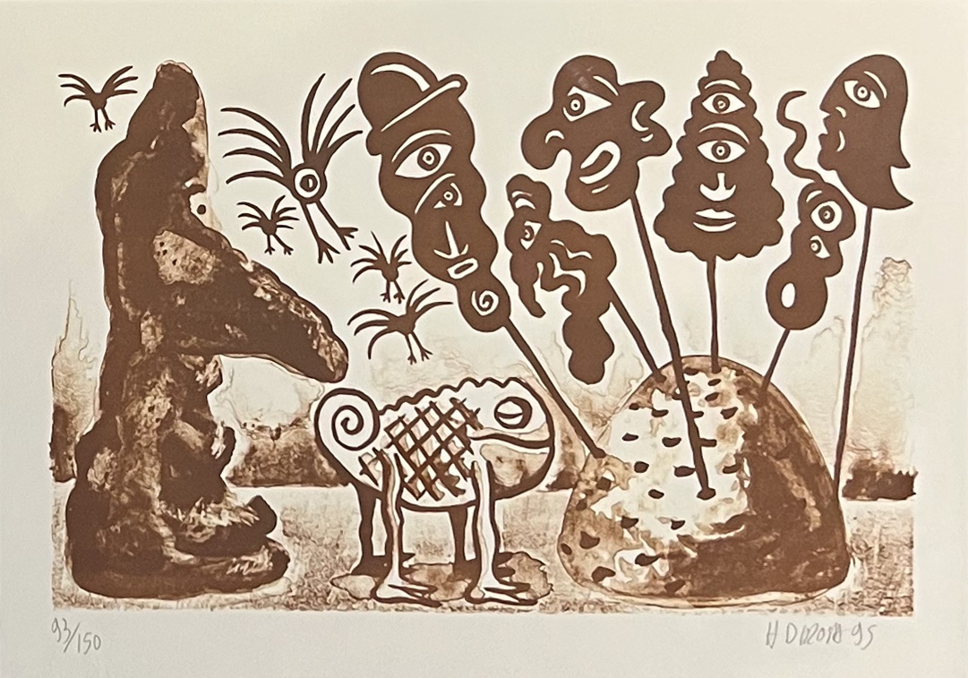 Hervé Di Rosa - Sans titre - Lithographie - Signée - Numérotée - 1996-photo-2