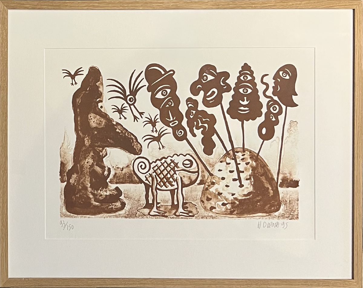 Hervé Di Rosa - Sans titre - Lithographie - Signée - Numérotée - 1996