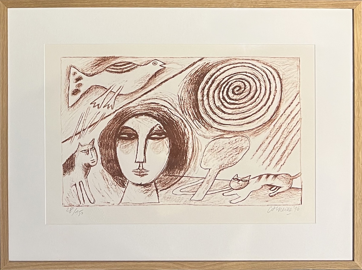 Corneille, Guillaume Cornelis Van Beverloo (known As) - Untitled - Lithograph - 1996