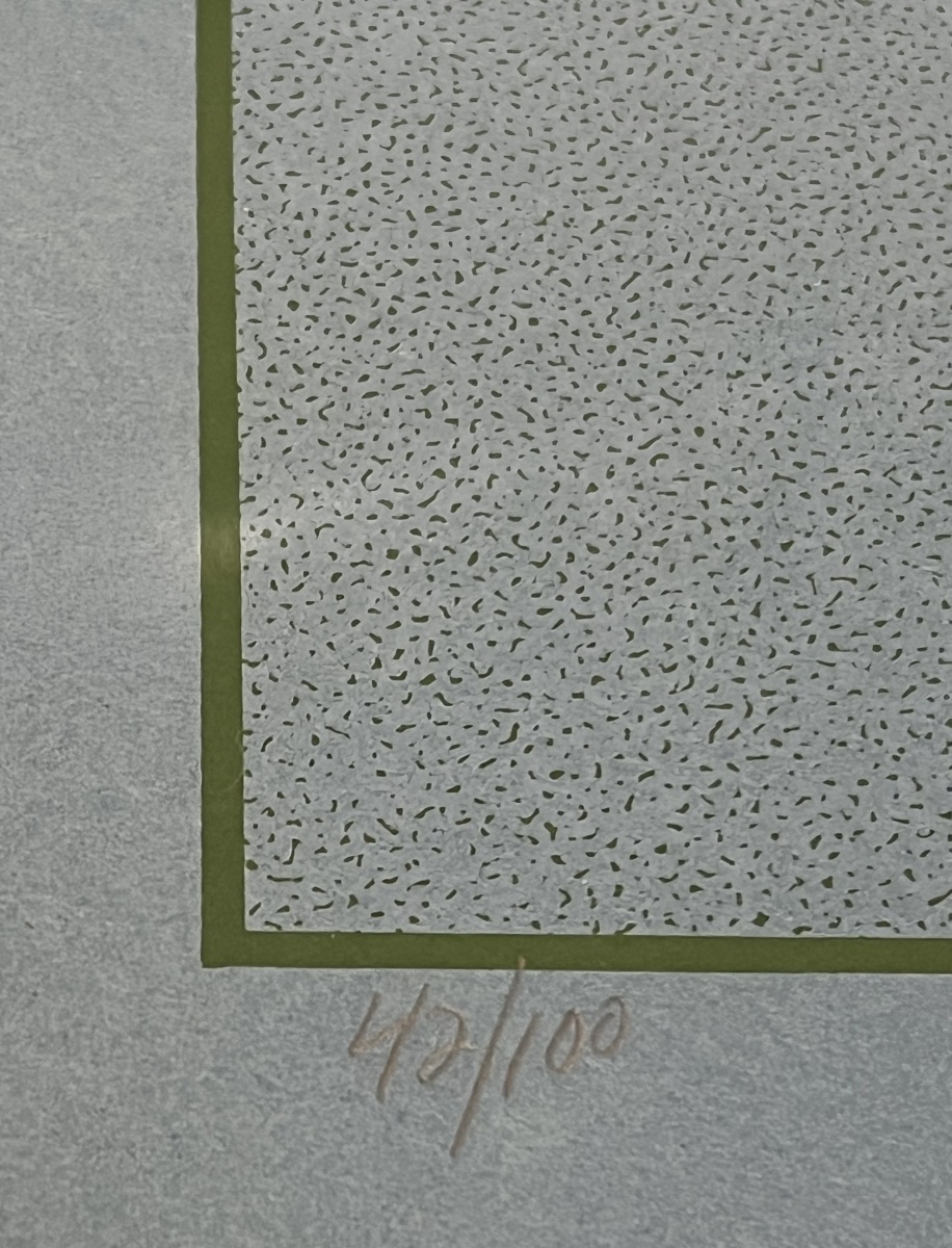Bert Stern - Marilyn Monroe - Sérigraphie en vert sur feuille bleue - 1973-photo-4