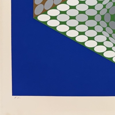 Victor Vasarely - Triboss - From The Paris-tokyo Series - Silkscreen Print - 1980-photo-2