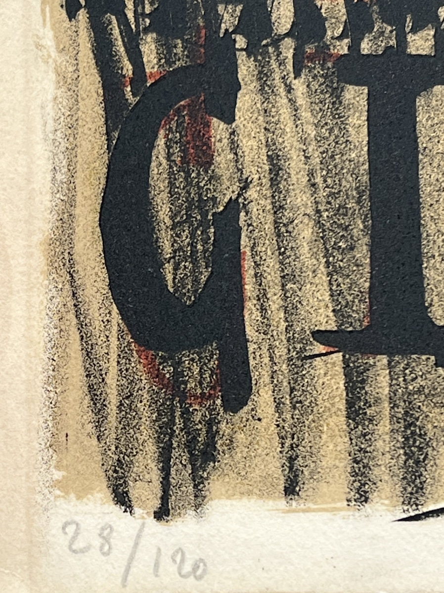 Bernard Buffet - Le Cirque De l'étoile - Color Lithograph - "mon Cirque" Portfolio - 1968-photo-3