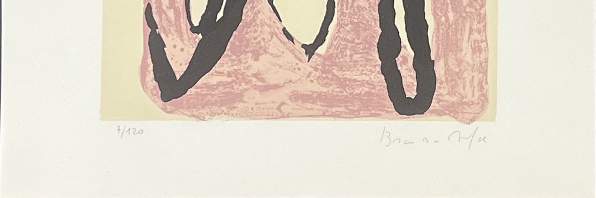 Bram Van Velde - Untitled - Color Lithograph - 1973-photo-2