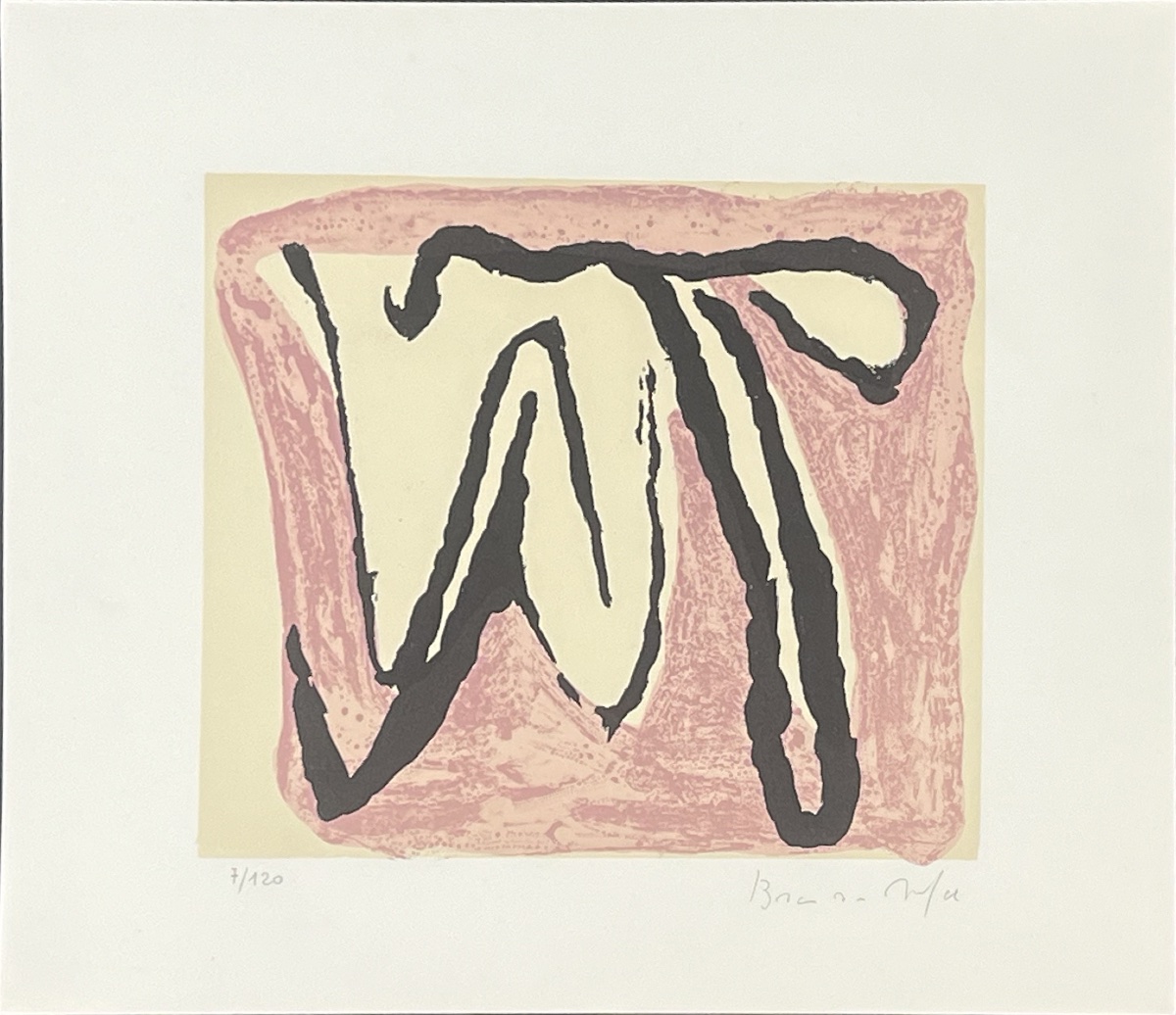 Bram Van Velde - Untitled - Color Lithograph - 1973