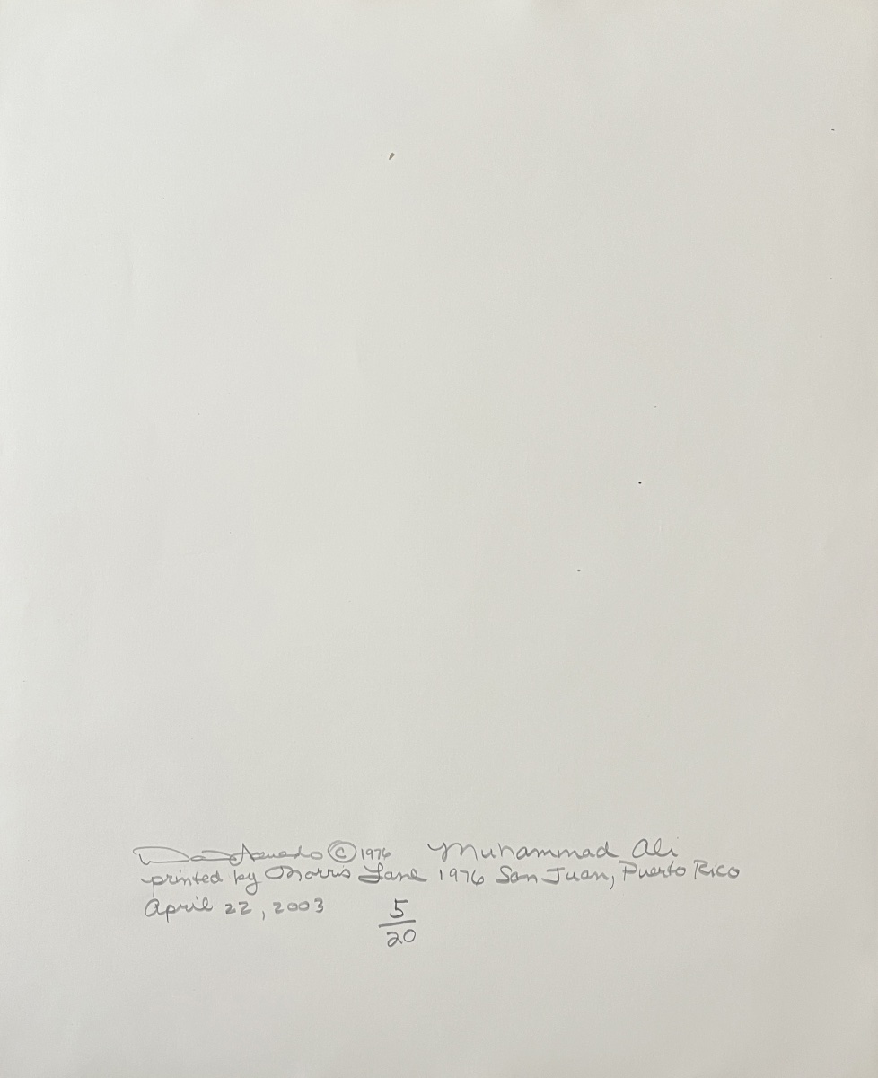 David Acevedo - Muhammad Ali, San Juan, Puerto Rico - Épreuve argentique - 1976 -photo-2