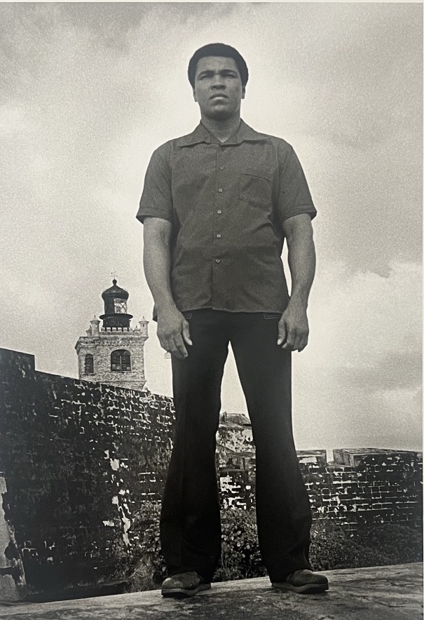 David Acevedo - Muhammad Ali At El Morro Fortress, Puerto Rico - Film Print - 1976 