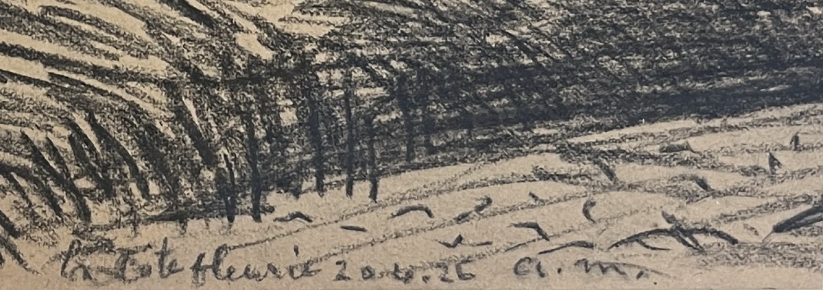 Albert Marquet - The Flower-filled Coast - Graphite Pencil - (19)26-photo-3