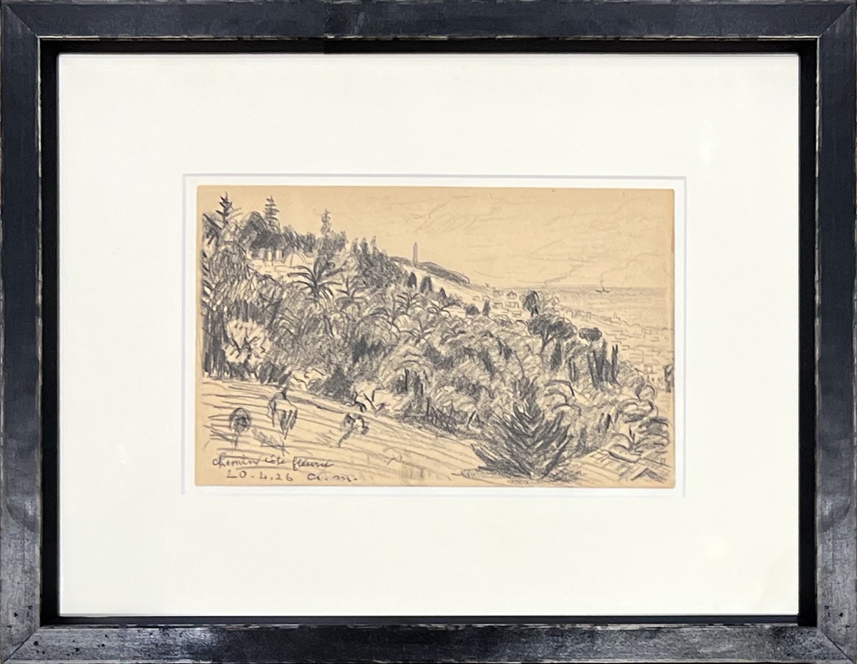 Albert Marquet - Chemin De La Cote Fleurie - Graphite Pencil - 1926