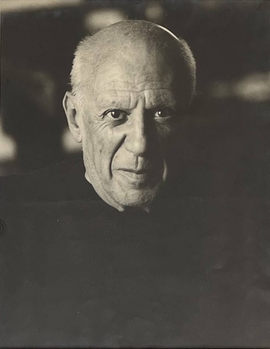 Edward Quinn - Portrait Of Pablo Picasso - Silver Print - Signed For Bernadette De Wilde-photo-2