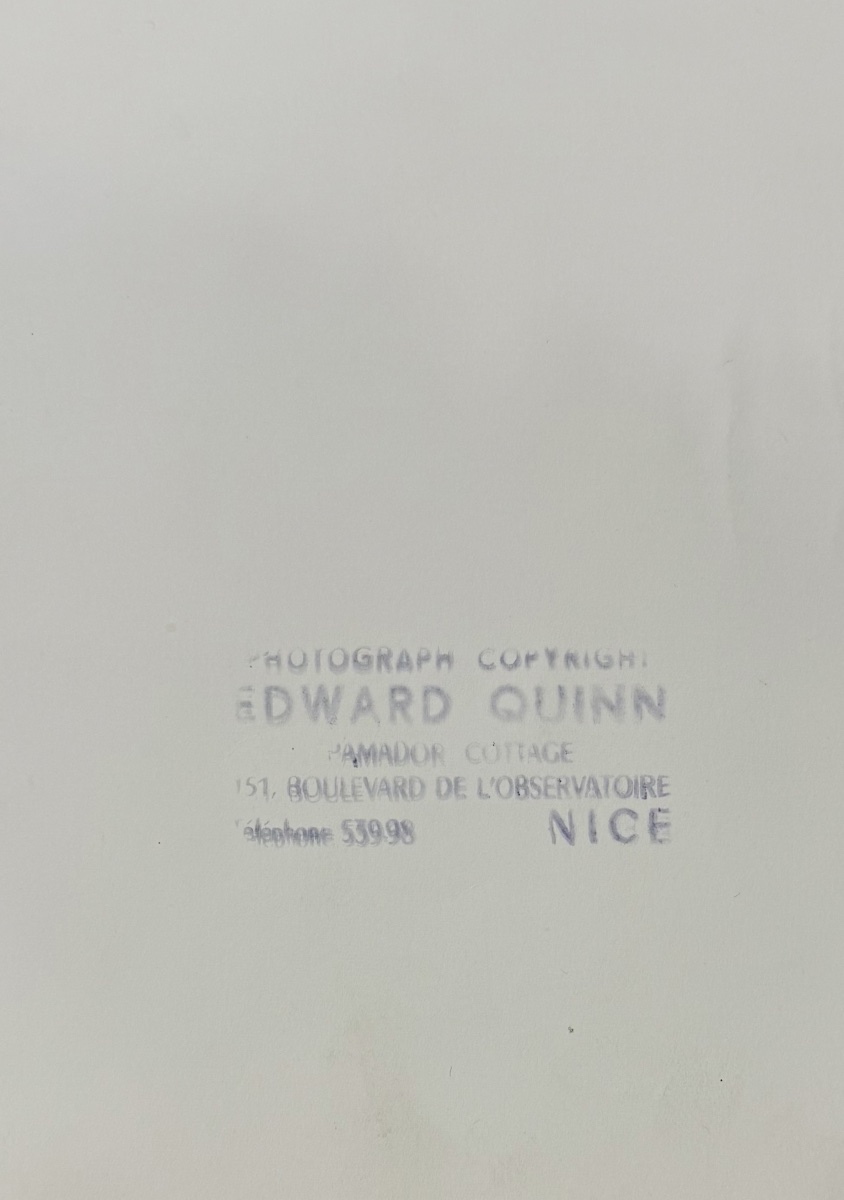 Edward Quinn - Portrait Of Pablo Picasso - Silver Print - Signed For Bernadette De Wilde-photo-4