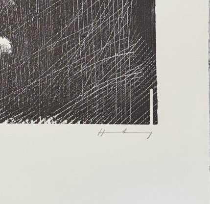 Hans Hartung - H-12-1973 - Black-and-white Lithograph - 1973-photo-3