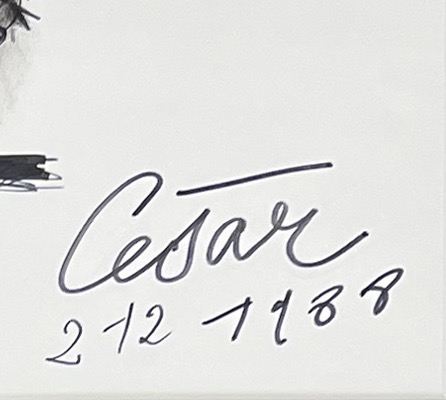 César - Mask - Original Felt-pen Drawing - 1988-photo-3