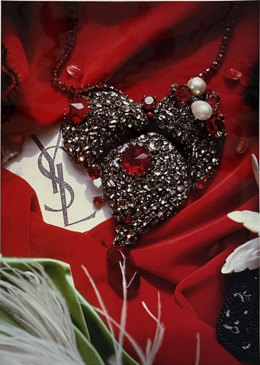 Christine Spengler - Yves Saint Laurent's "le Coeur Fétiche" - Silver Print - 1990-photo-2